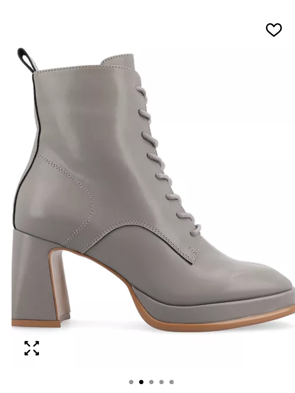 Journee Women's Kalindi Lace Up Block Heel Booties